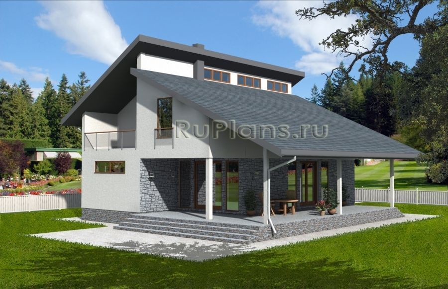 Проект каркасного дома №396 в Самаре