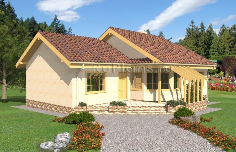 Проект блочного дома №886 в Самаре