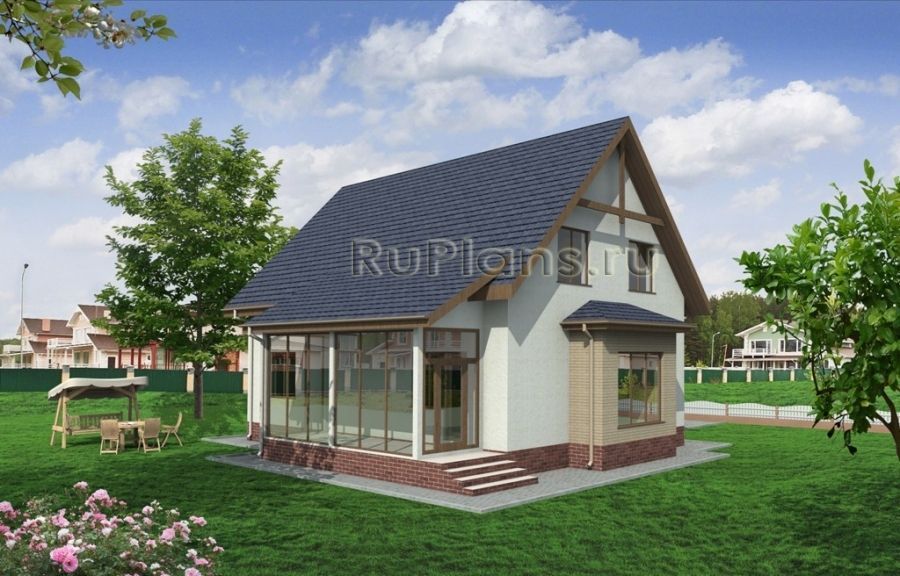 Проект каркасного дома №159 в Самаре