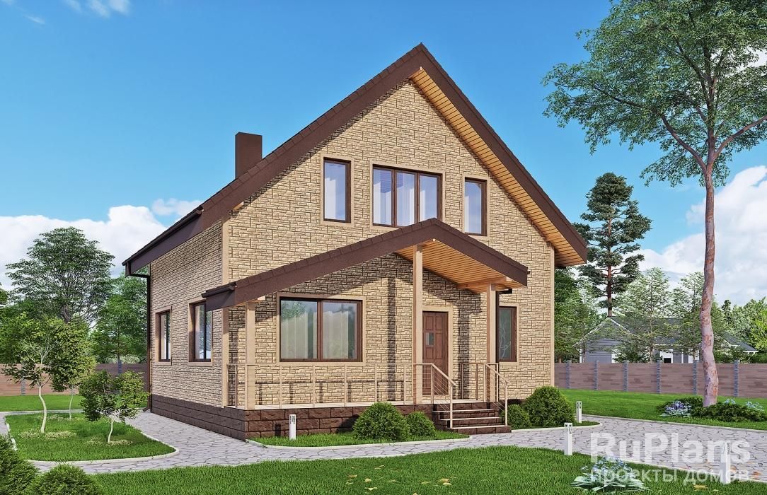 Проект каркасного дома №968 в Самаре