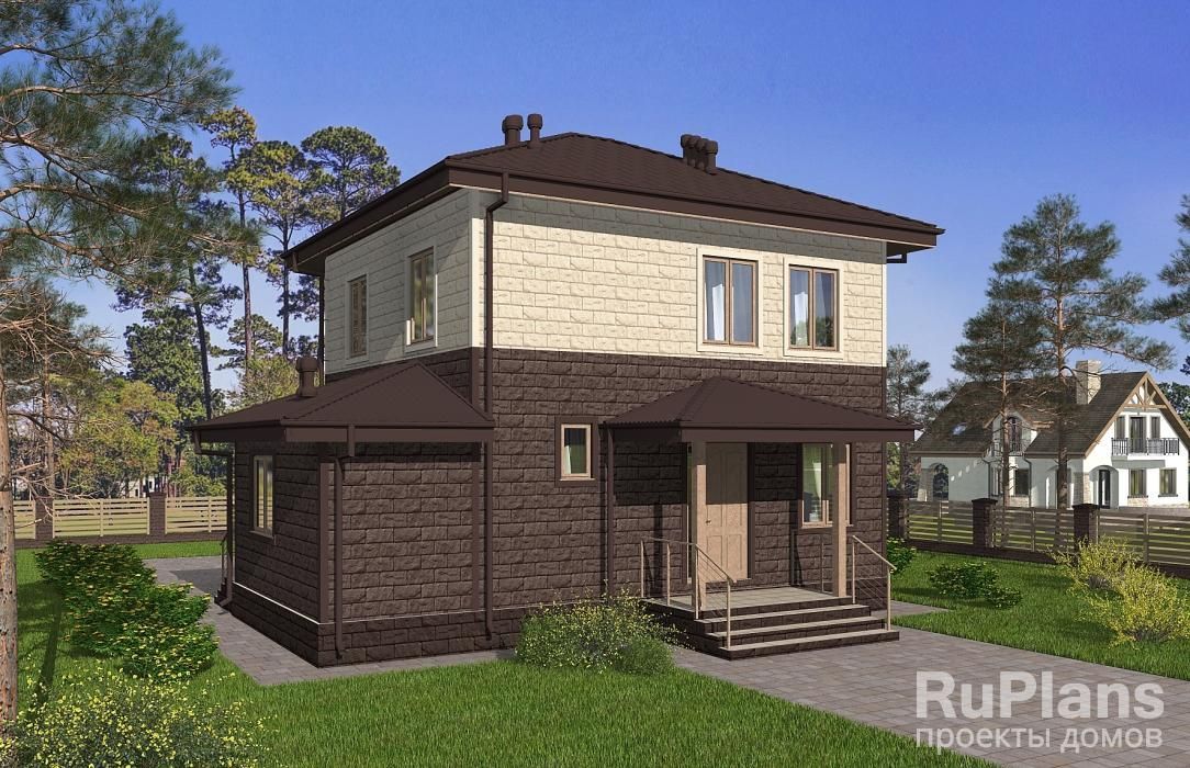 Проект каркасного дома №830 в Самаре