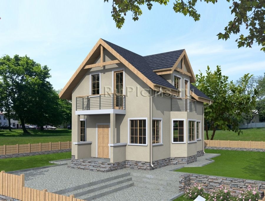 Проект каркасного дома №382 в Самаре