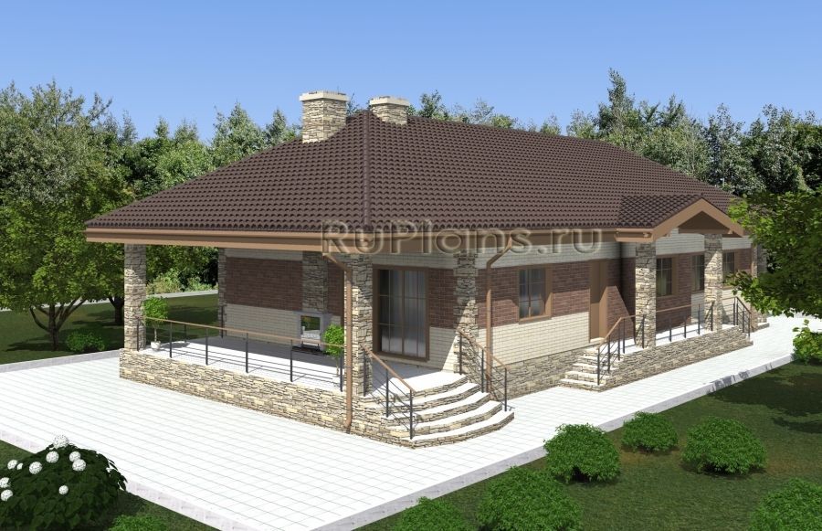 Проект кирпичного дома №492 в Самаре