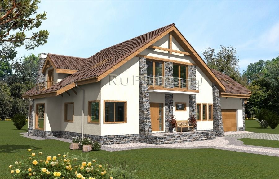 Проект каркасного дома №481 в Самаре