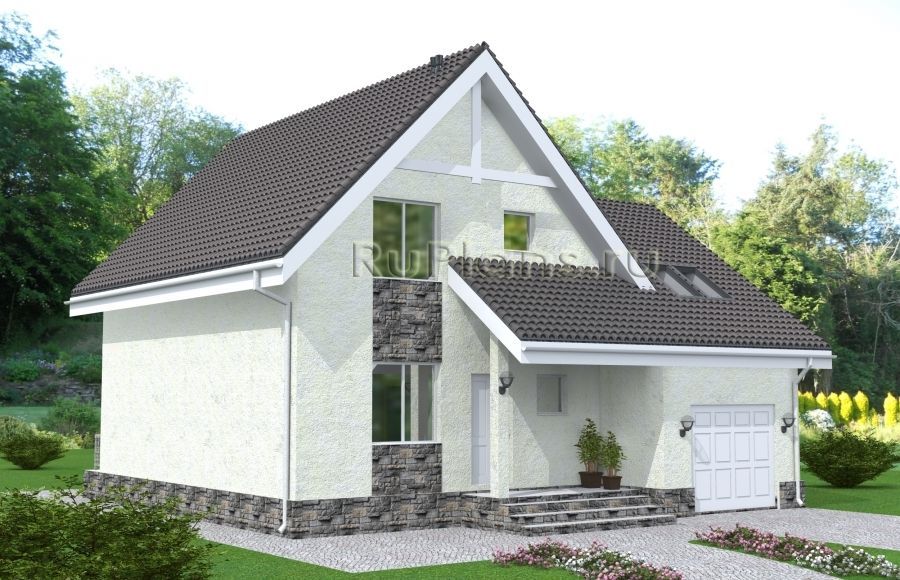 Проект каркасного дома №881 в Самаре