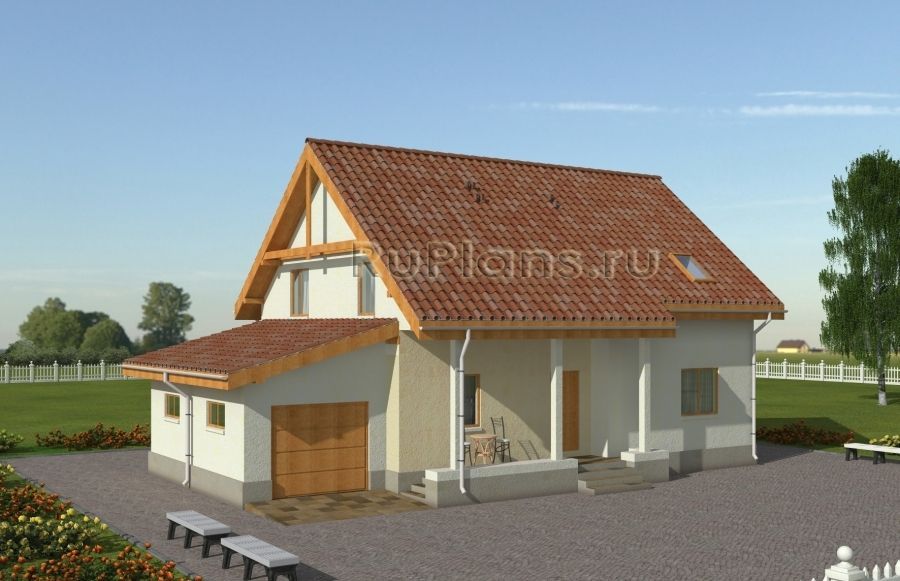 Проект каркасного дома №981 в Самаре