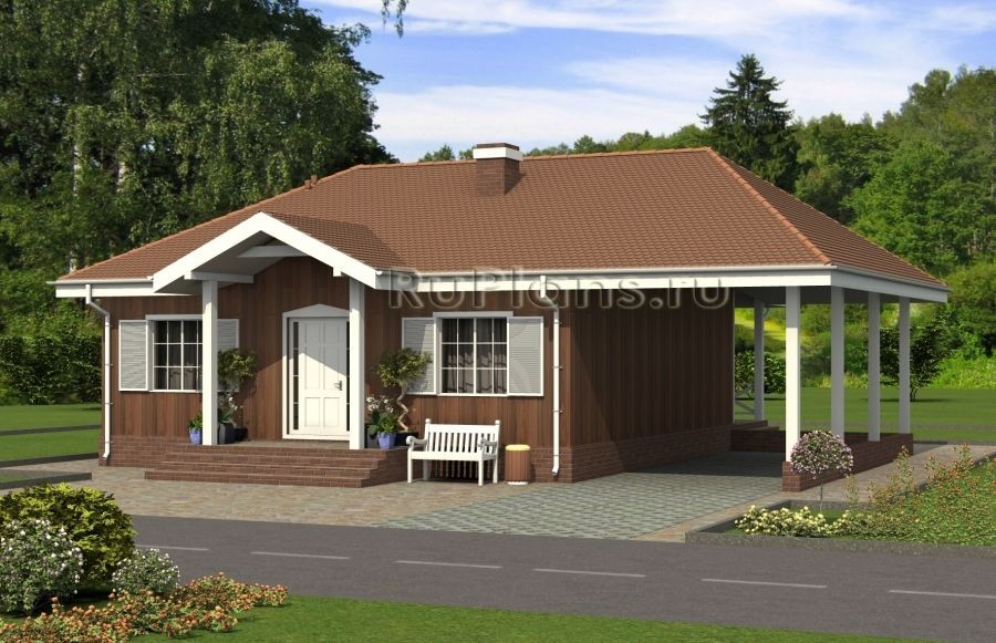 Проект каркасного дома №494 в Самаре