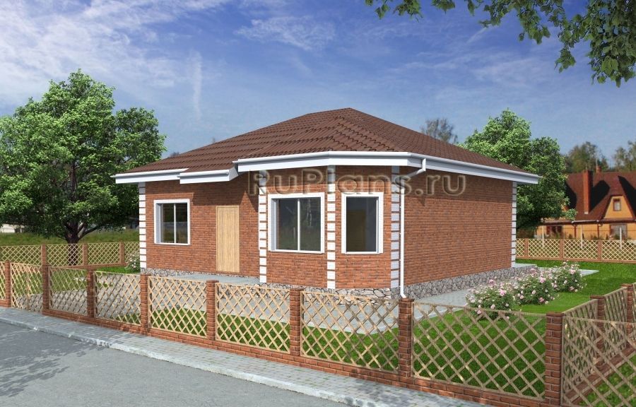 Проект кирпичного дома №382 в Самаре