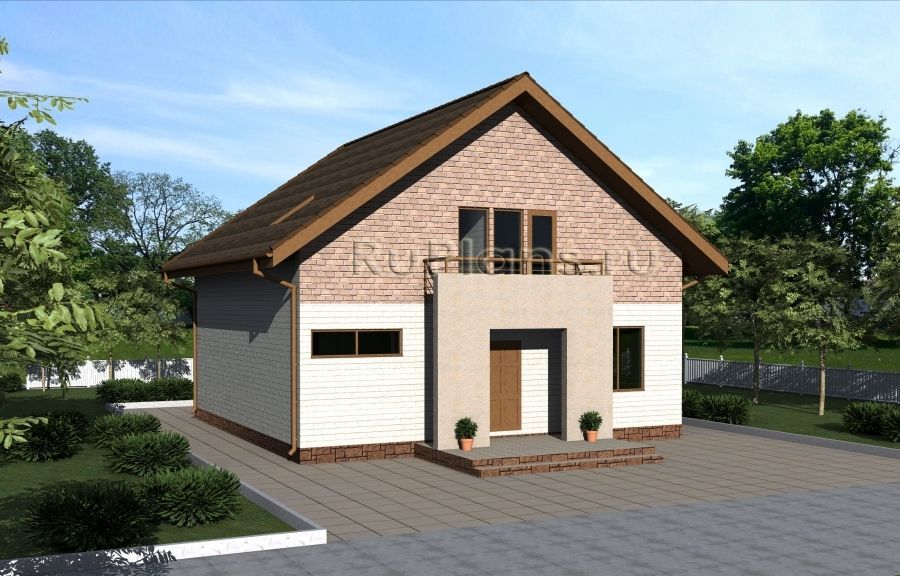 Проект каркасного дома №948 в Самаре