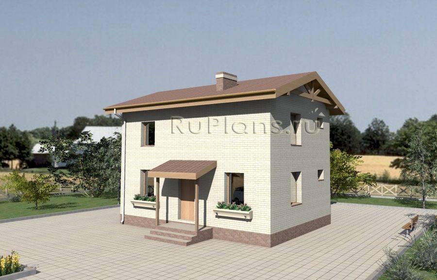 Проект блочного дома №720 в Самаре