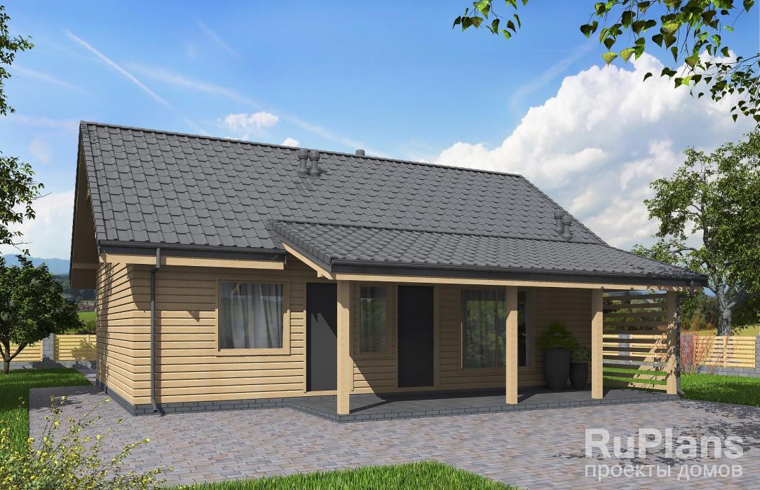 Проект каркасного дома №790 в Самаре