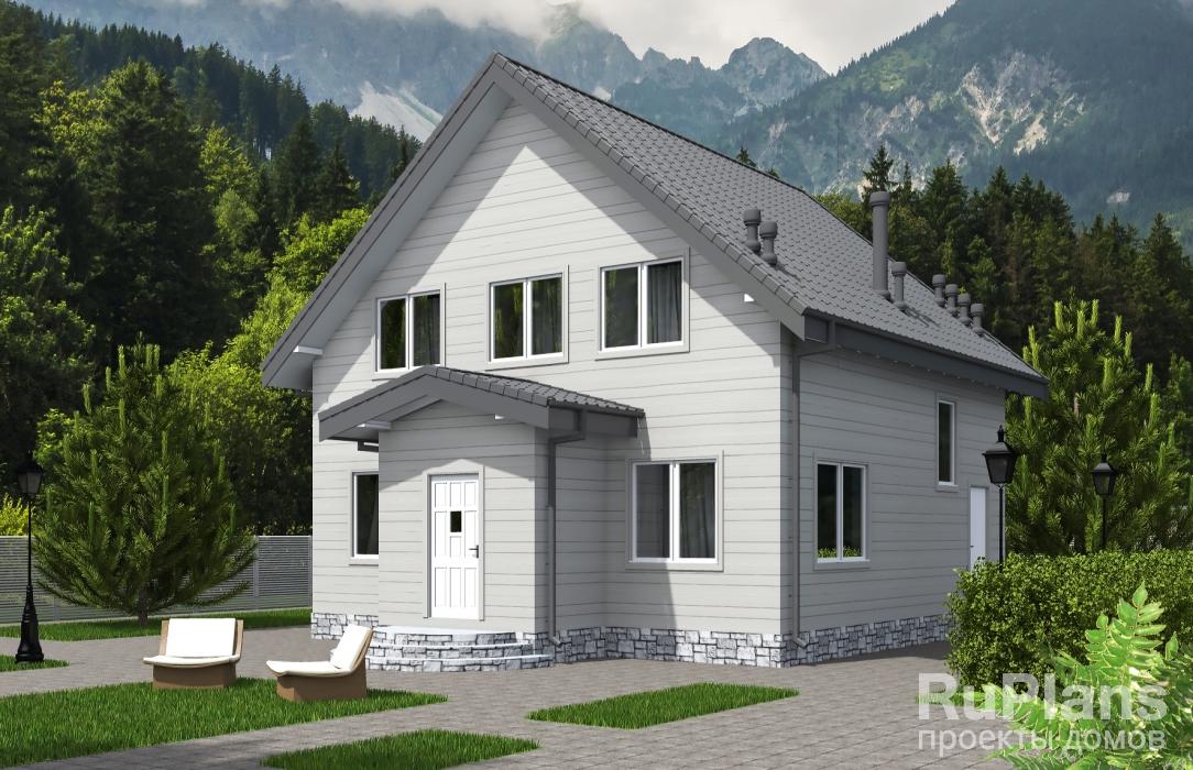 Проект каркасного дома №436 в Самаре