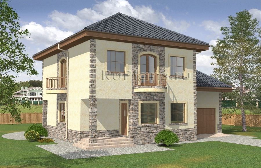 Проект кирпичного дома №389 в Самаре