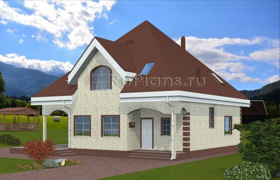 Проект каркасного дома №914 в Самаре