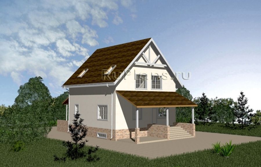 Проект каркасного дома №397 в Самаре