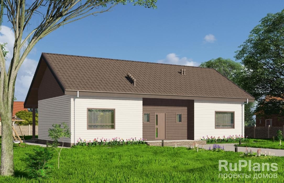 Проект каркасного дома №542 в Самаре