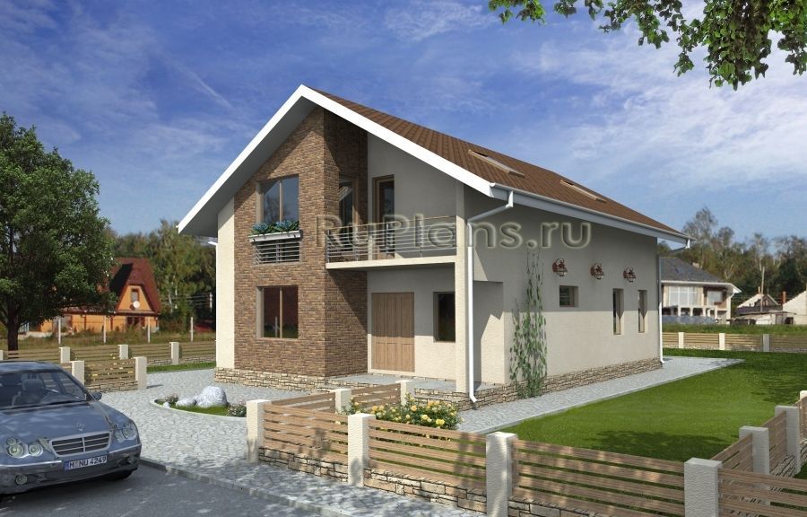 Проект каркасного дома №817 в Самаре