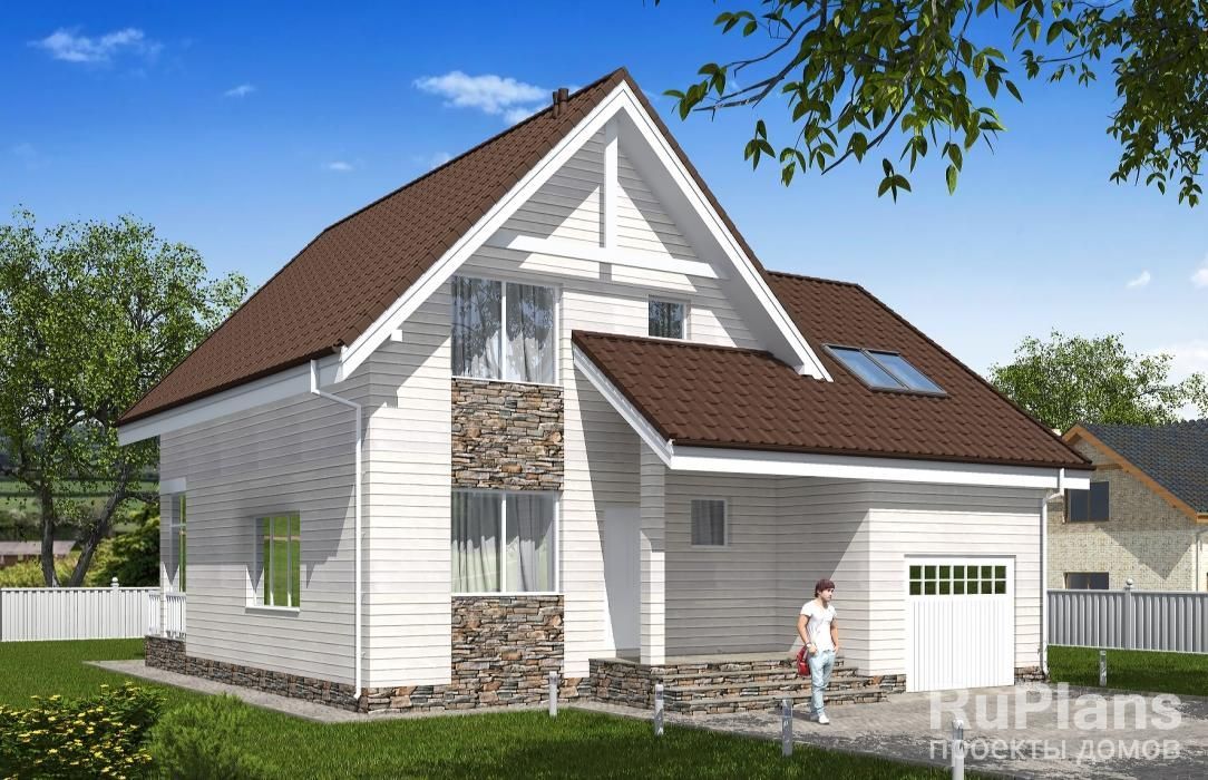 Проект каркасного дома №530 в Самаре