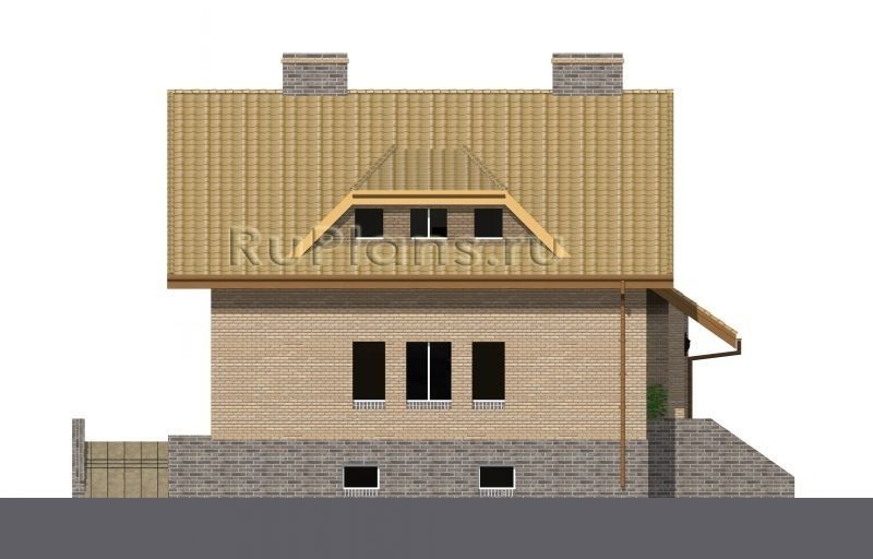 Проект кирпичного дома №508 на заказ