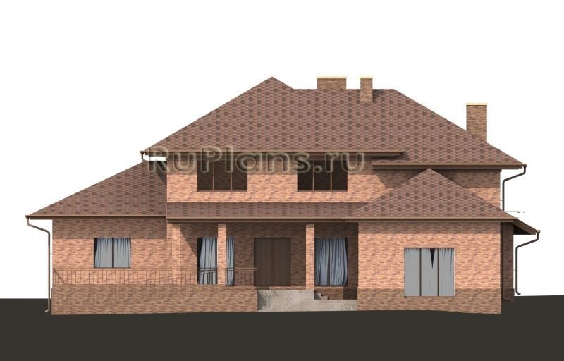 Проект кирпичного дома №639 на заказ