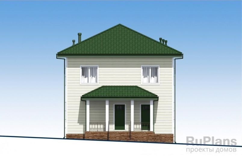 Проект кирпичного дома №582 на заказ