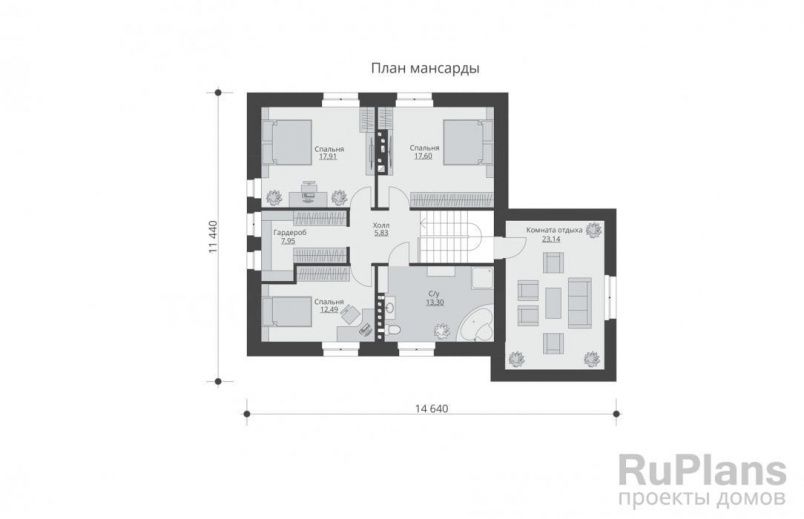 Проект кирпичного дома №508 на заказ