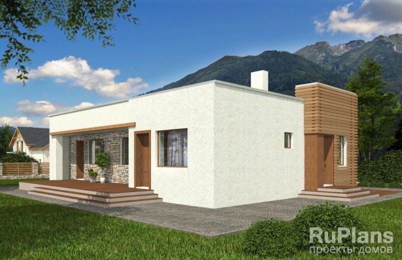 Проект блочного дома №233 на заказ