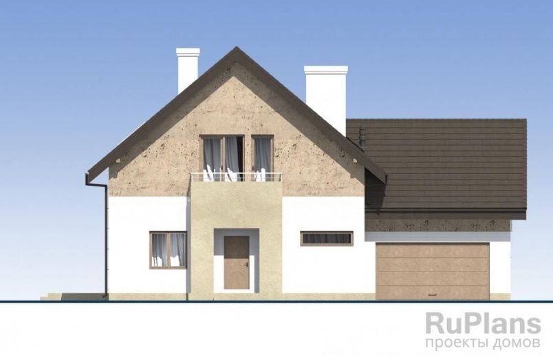 Проект кирпичного дома №515 на заказ