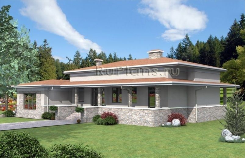 Проект блочного дома №59 на заказ