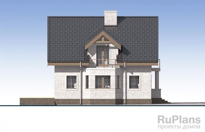 Проект блочного дома №585 на заказ