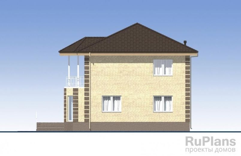 Проект блочного дома №327 на заказ