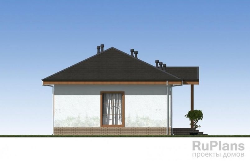 Проект каркасного дома №247 на заказ