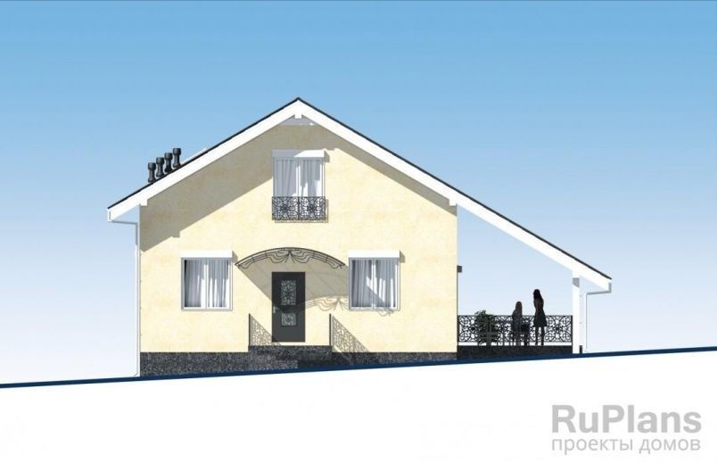 Проект каркасного дома №764 на заказ