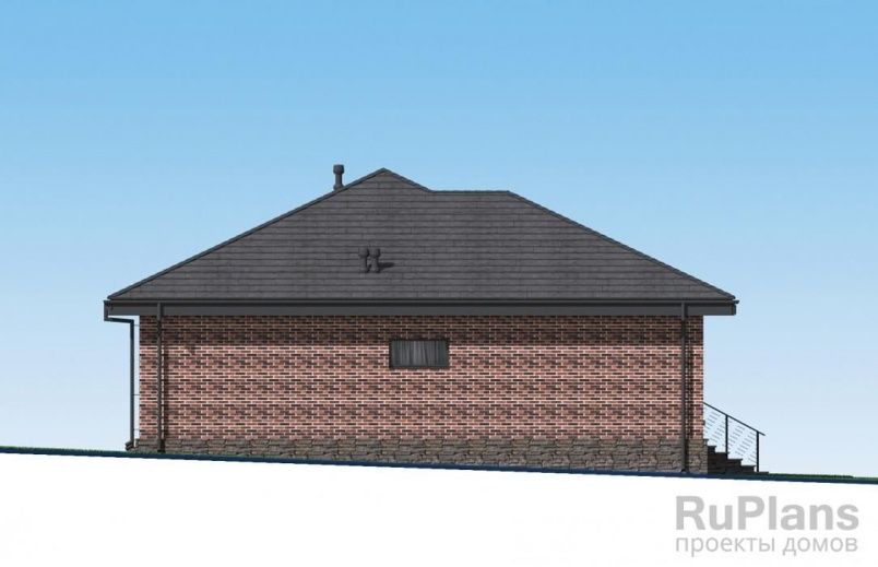 Проект блочного дома №947 на заказ