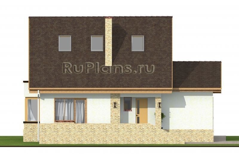 Проект блочного дома №831 на заказ