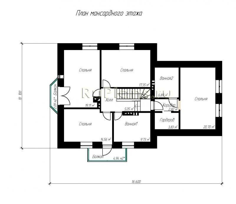 Проект кирпичного дома №324 на заказ