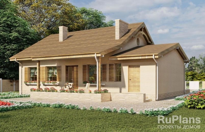 Проект блочного дома №965 на заказ