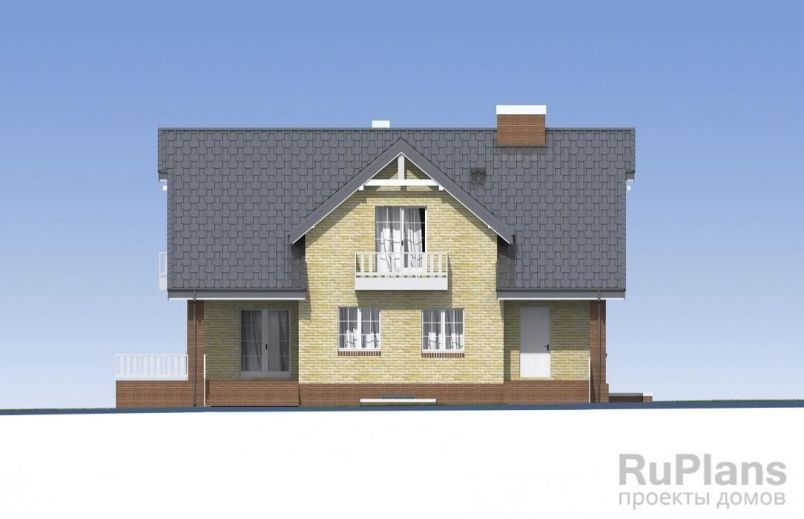 Проект блочного дома №367 на заказ