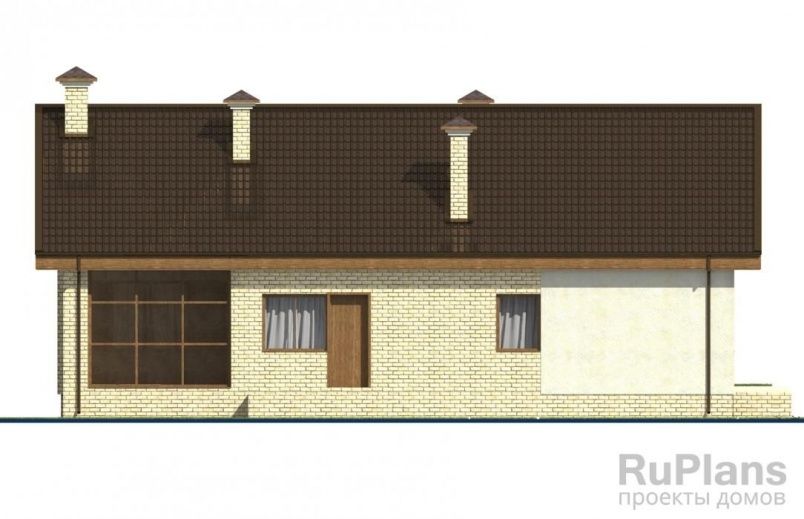 Проект кирпичного дома №367 на заказ