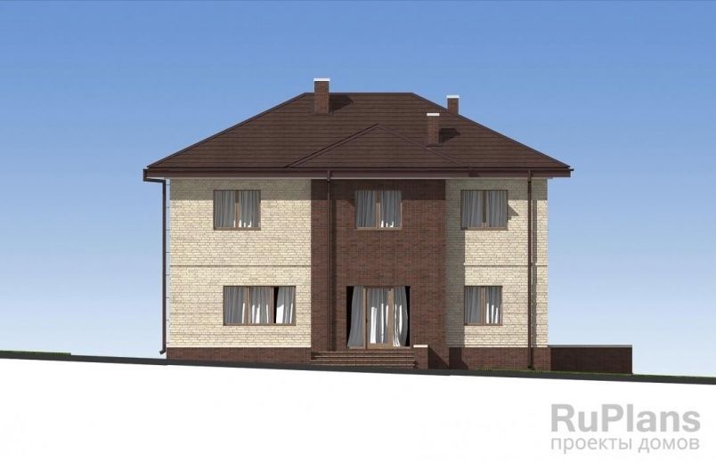 Проект блочного дома №425 на заказ