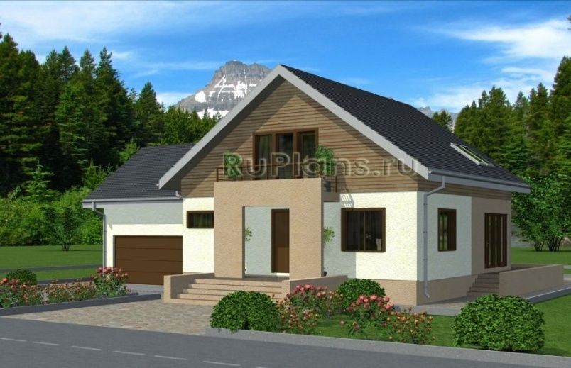 Проект каркасного дома №949 на заказ