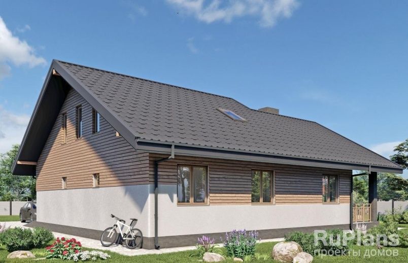 Проект блочного дома №397 на заказ