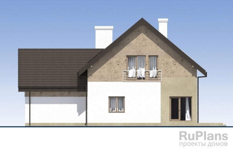 Проект кирпичного дома №515 на заказ