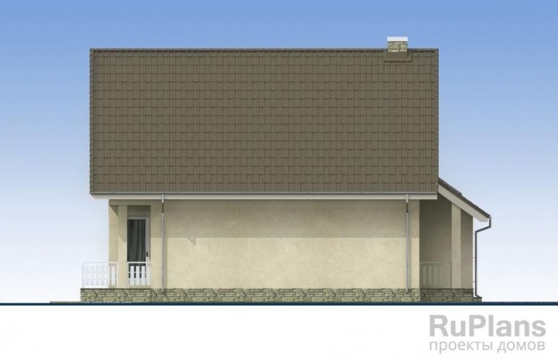 Проект блочного дома №526 на заказ