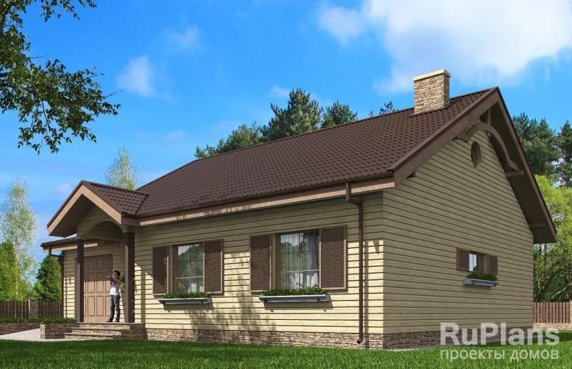 Проект блочного дома №431 на заказ