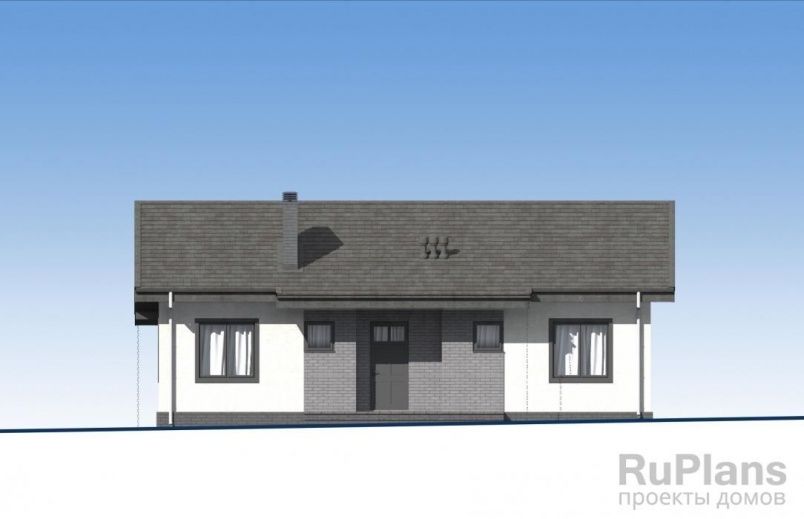 Проект блочного дома №788 на заказ