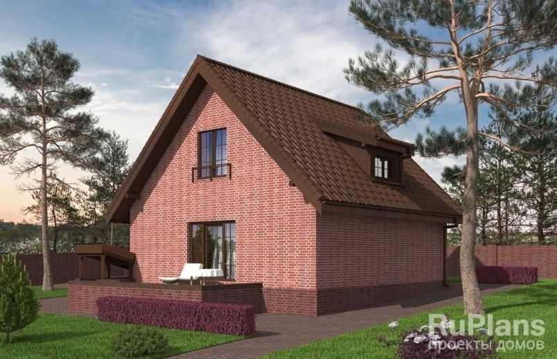 Проект кирпичного дома №144 на заказ