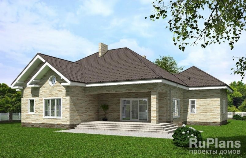 Проект блочного дома №614 на заказ