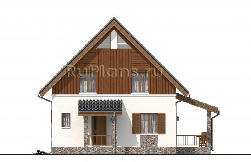 Проект каркасного дома №898 на заказ