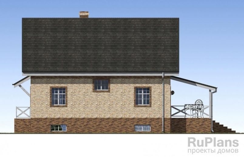 Проект блочного дома №807 на заказ